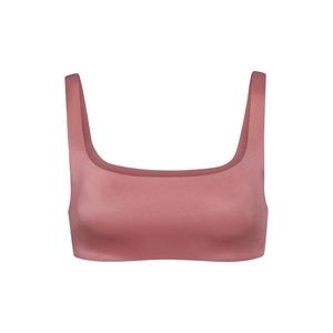 SKIMS Satin Square neck Bralette XXS Dahlia